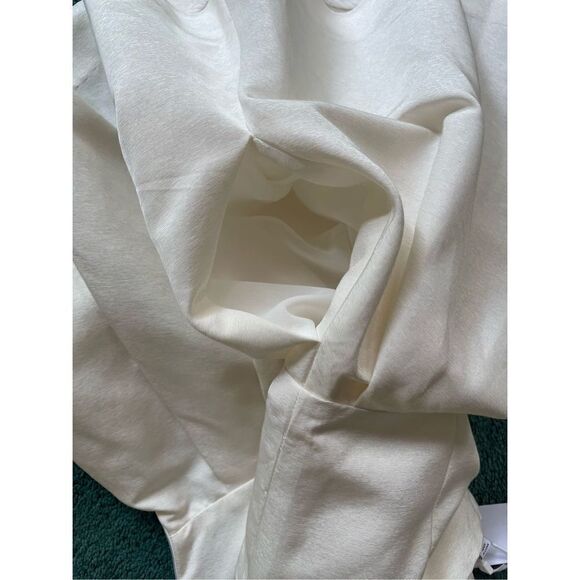 Elizabeth & James White Peplum Tube Top Sz 2 NWT - Picture 4 of 11